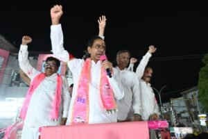 KCR at Warangal