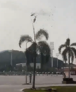 Two helicopters collide in Malaysian