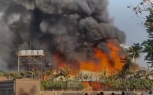 Fire Accident at Gujarath