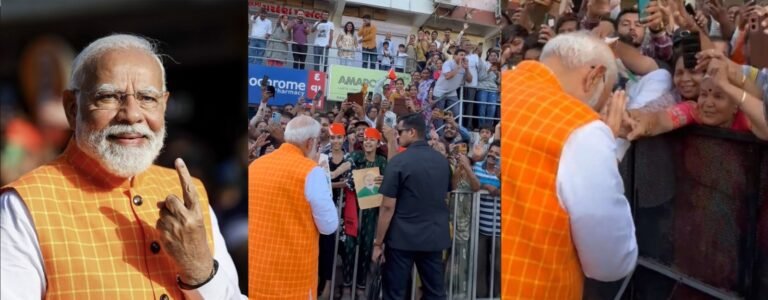 Third Phase polling Modi Casts Vote