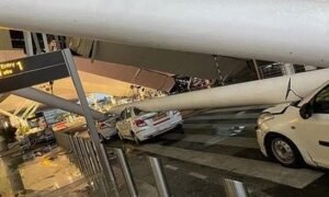 Delhi Airport terminal Roof Collapsed