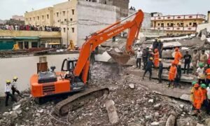 Seven people died in a six-storey building collapse in Surat