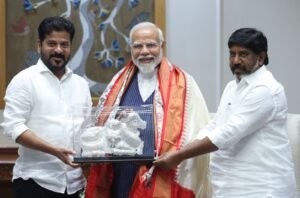 CM Revanth Reddy, Deputy CM Bhatti meets PM Modi