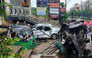 Car Accident in Hyderabad