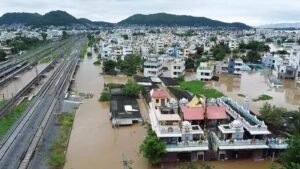 Andhra Pradesh, Vijayawada District, Rain Effect