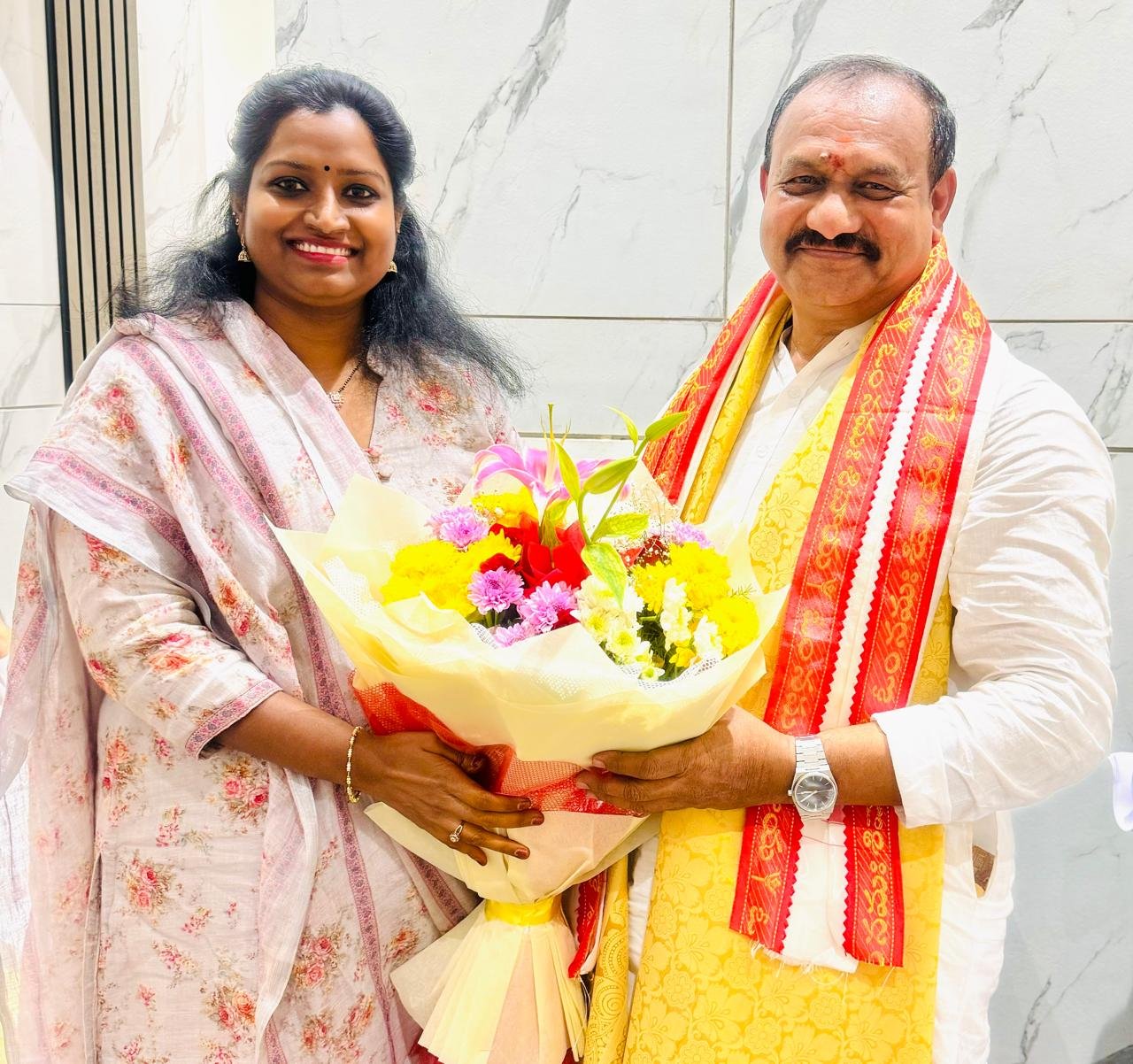 MP KAVYA | టీపీసీసీ అధ్య‌క్షుడికి శుభాకాంక్ష‌లు తెలిపిన ఎంపీ కావ్య