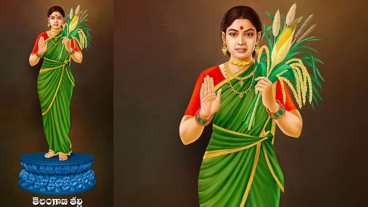 telangana-thalli-statue