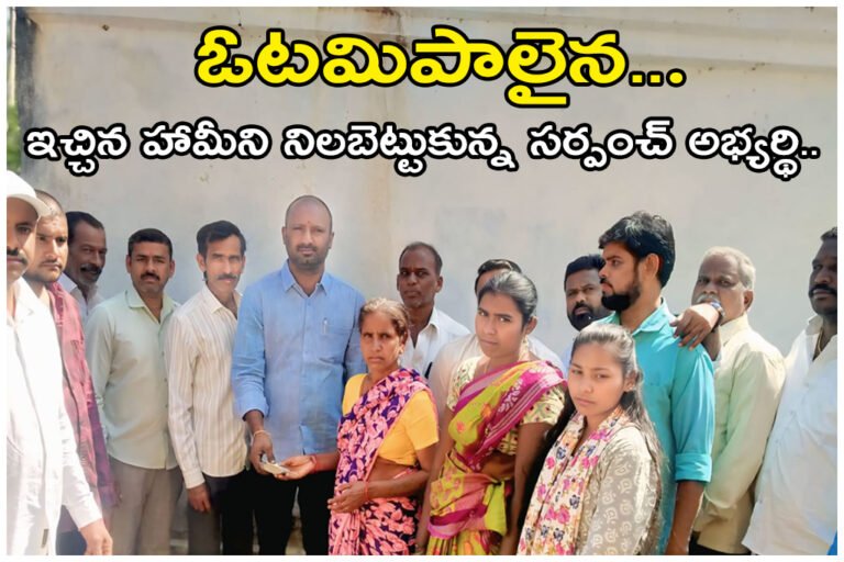 sarpanch candidate copy