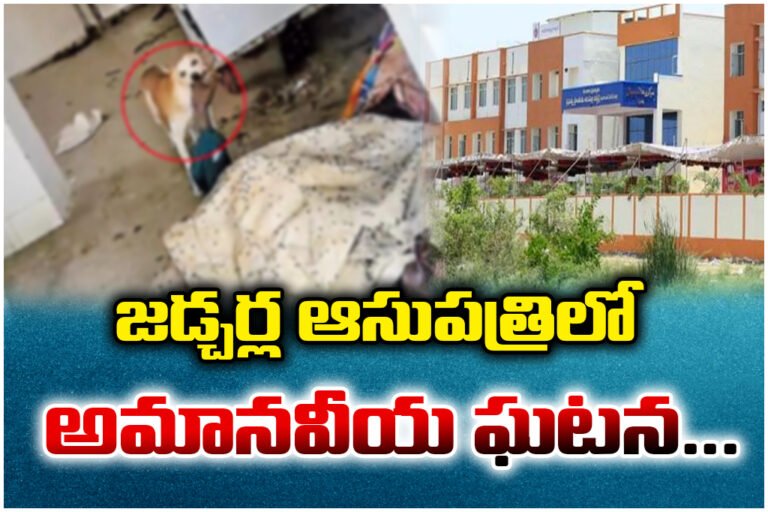 Dog attacks corpse at Jadcherla Hospital; 4 staff suspended, govt takes strict action.