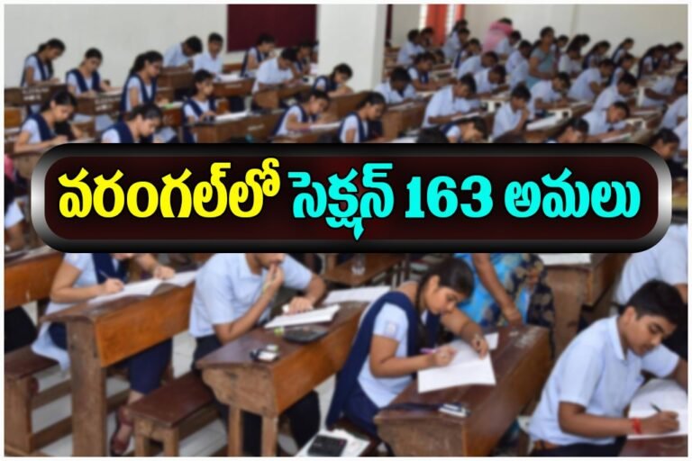 Section 163 near exam centres Warangal