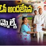 MLA Kadiyam Srihari hands over ₹4.5 lakh CM Relief Fund cheque to a patient family in Station Ghanpur for medical expenses.