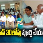 Kadiyam Srihari orders completion of Gandi Ramaram lift irrigation works by June 30 to ensure water for farmers.