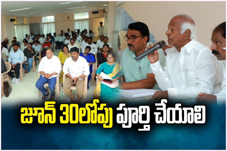 Kadiyam Srihari orders completion of Gandi Ramaram lift irrigation works by June 30 to ensure water for farmers.
