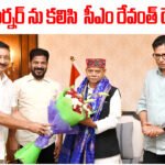 CM Revanth Reddy meets Governor Shukla; discusses education, drug awareness and MLC posts of Kodandaram, Azharuddin.