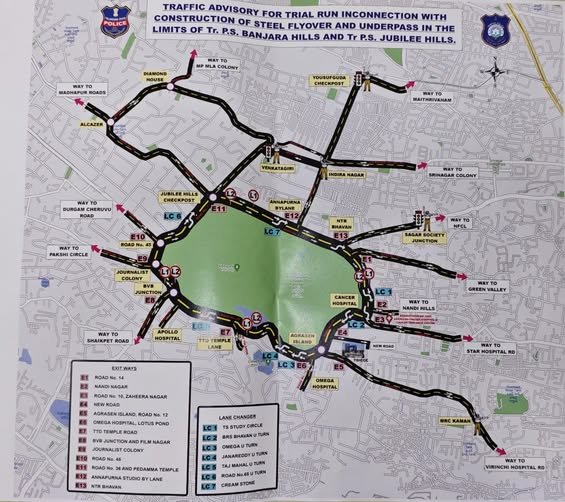 Hyderabad Uppal Traffic Diversion