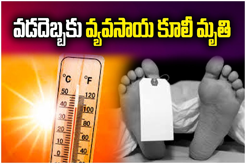 A woman farm worker died of suspected heatstroke while working in fields at Komatipalli village in Mulugu district.