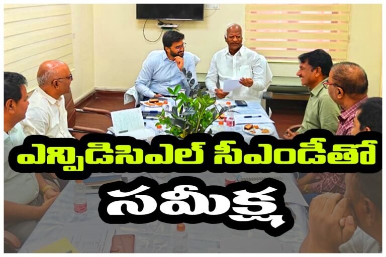 Kadiyam Srihari NPDCL review meeting