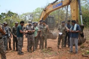 Karreguttalu Road Inspection CRPF ADG Mulugu 