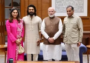 Ram Charan Peddi Movie DELHI PM MODI 