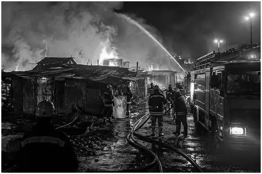 Delhi Slum Fire Accident
