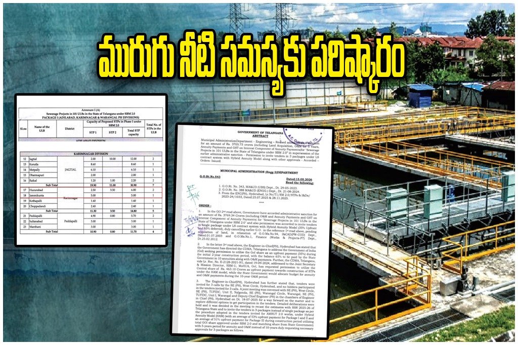 Huzurabad Sewage Treatment Plant