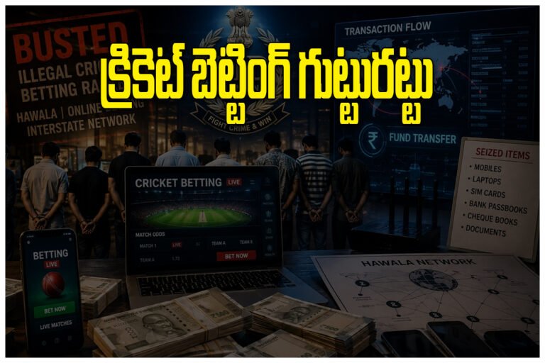 Hyderabad Cricket Betting Racket