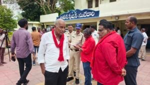 cpi protest hanamkonda 