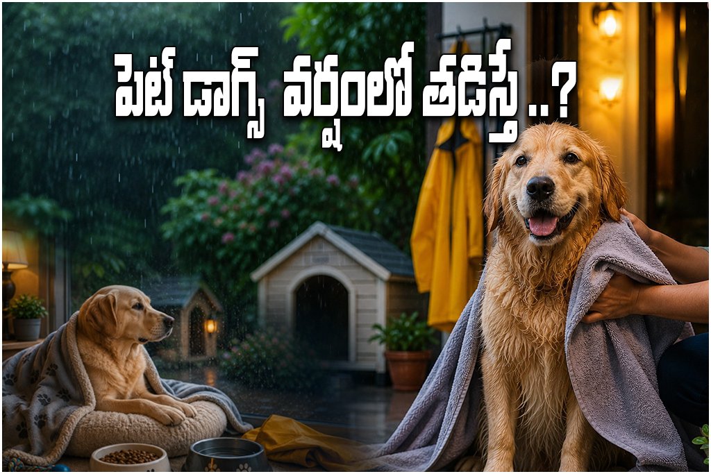 Pet Dog Care Tips in rainy season