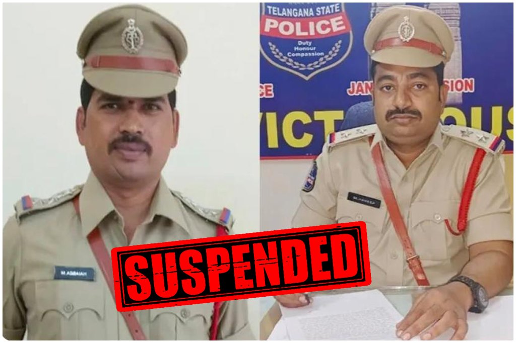 Warangal Police Suspended Officers