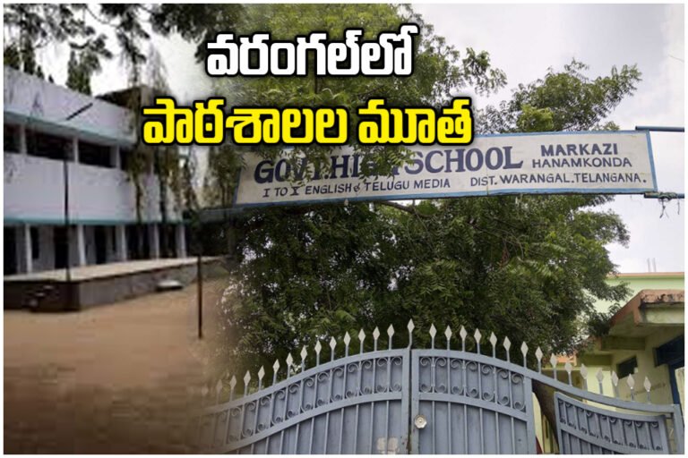 Warangal Government Schools Closure