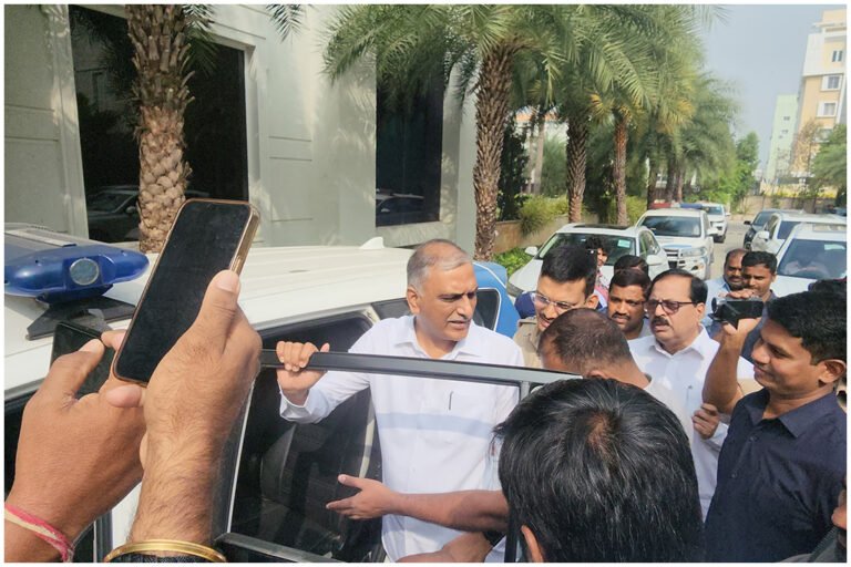 Harish Rao Arrest Telangana Bhavan