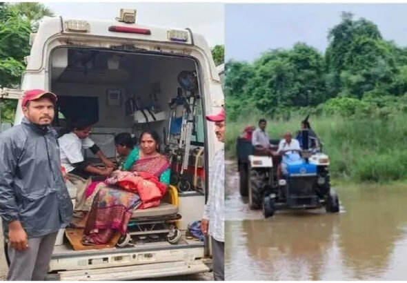 Mulugu Mother Tractor Rescue