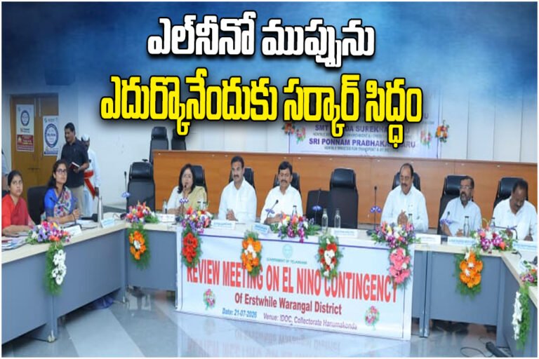 El Niño Telangana Preparedness
