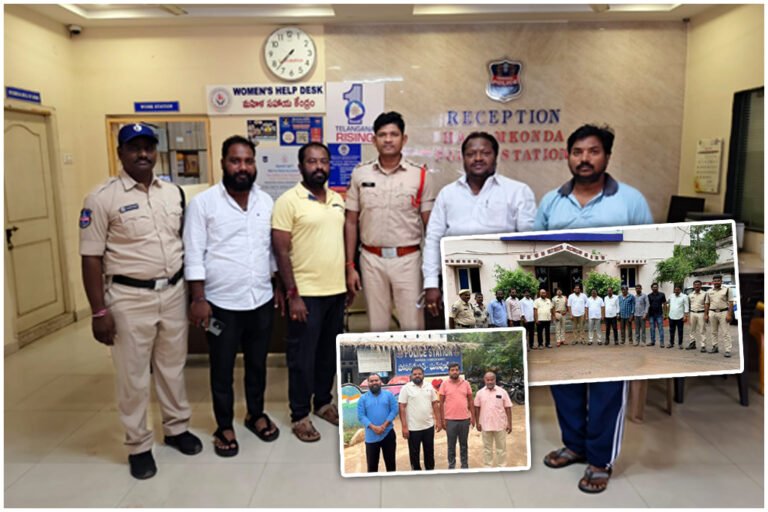 Warangal BRS Leaders Arrested