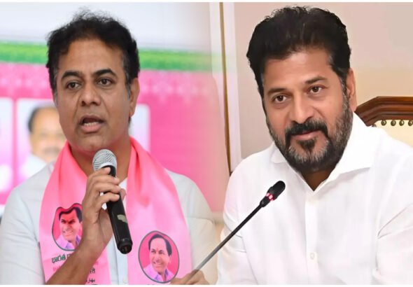 KTR Defamation Notice Revanth
