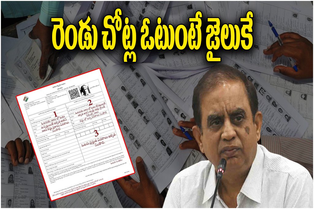 SIR Double Vote Warning