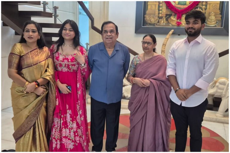 Vangalapudi Anitha visit Brahmanandam