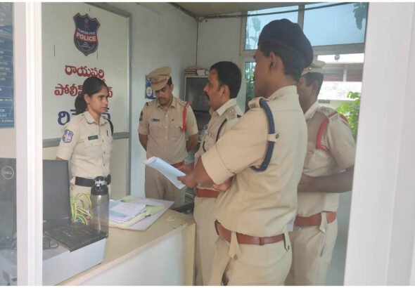 Rayaparthy Police Station Inspection