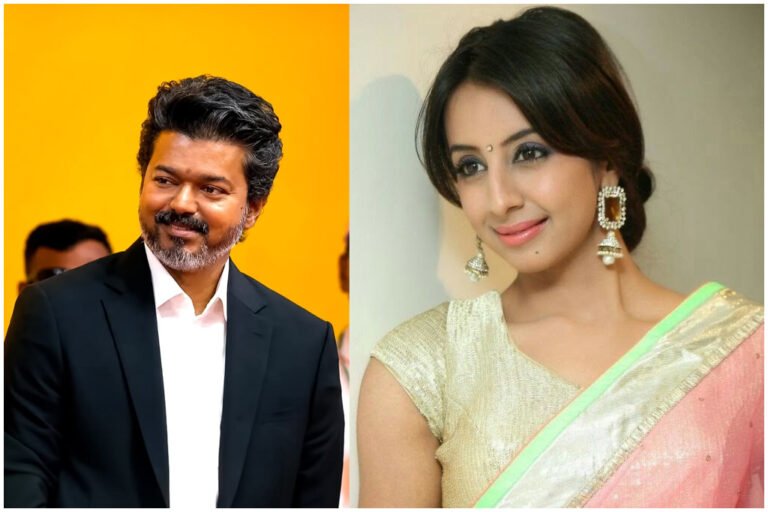 Sanjana Supports CM Vijay