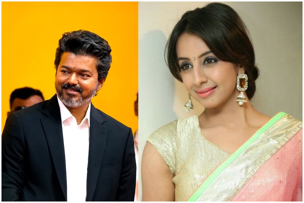 Sanjana Supports CM Vijay