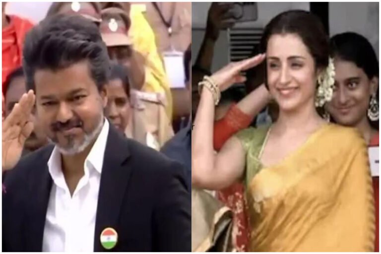 Trisha Salutes Vijay