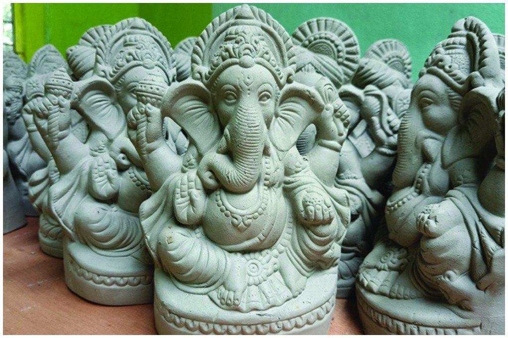 Hyderabad Clay Ganesha Idols