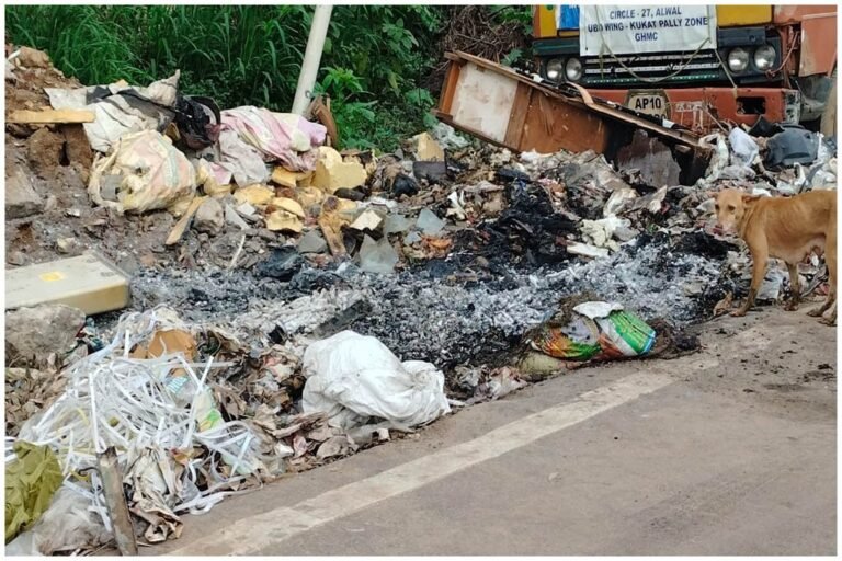 Hyderabad Woman Burnt Body