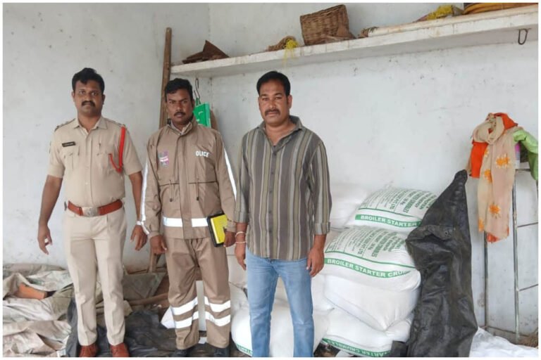 PDS Rice Seized Jangaon