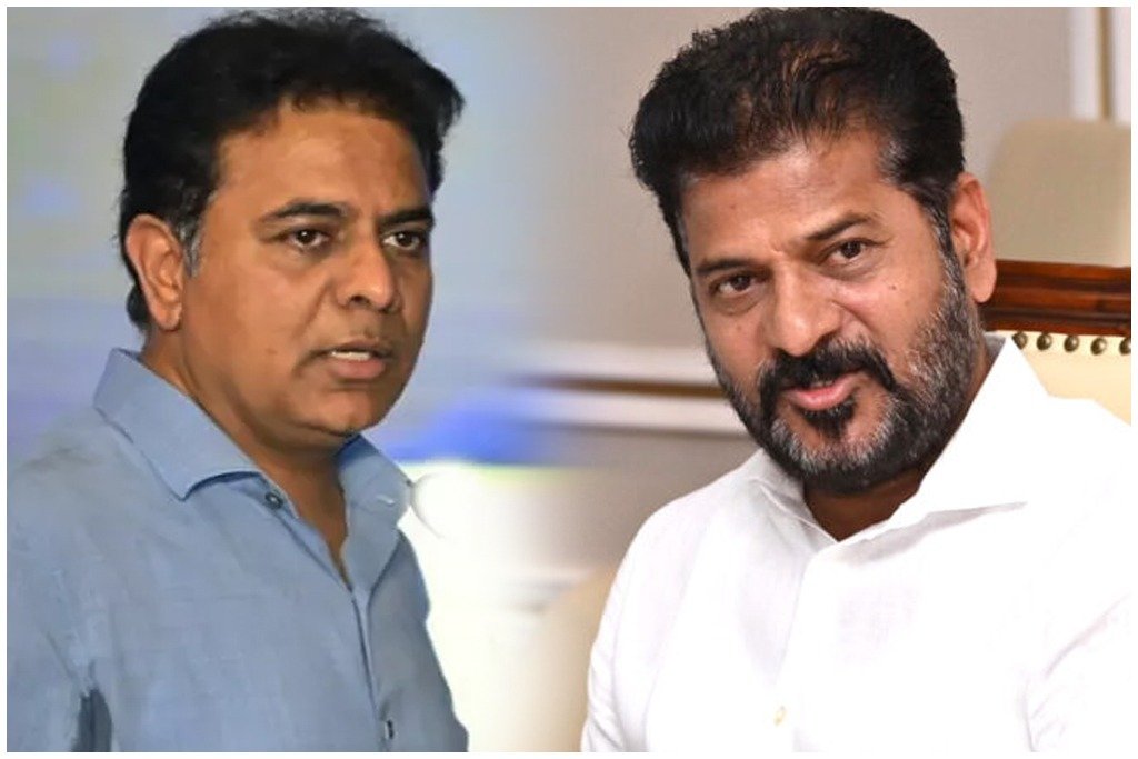 KTR Revanth Delhi Visits