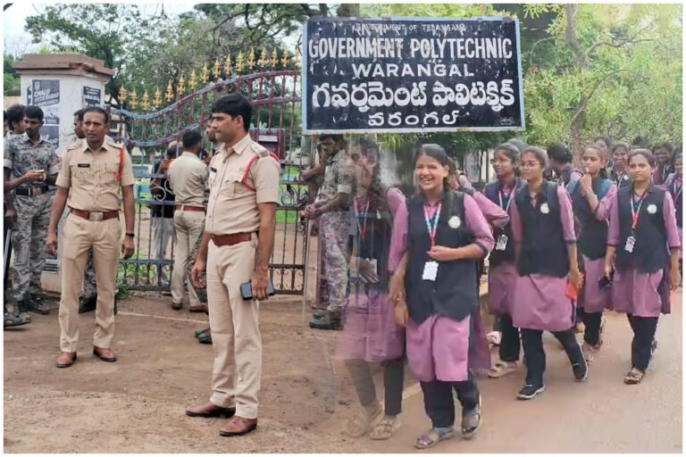 Warangal Polytechnic College Police Alert