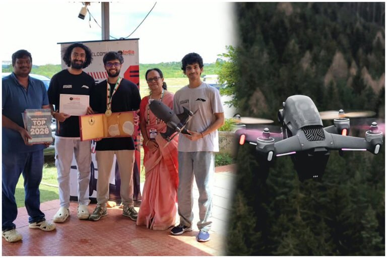 Ahuti Drone India Record
