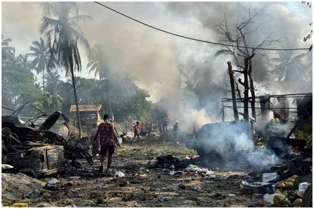 Myanmar Airstrike Rakhine