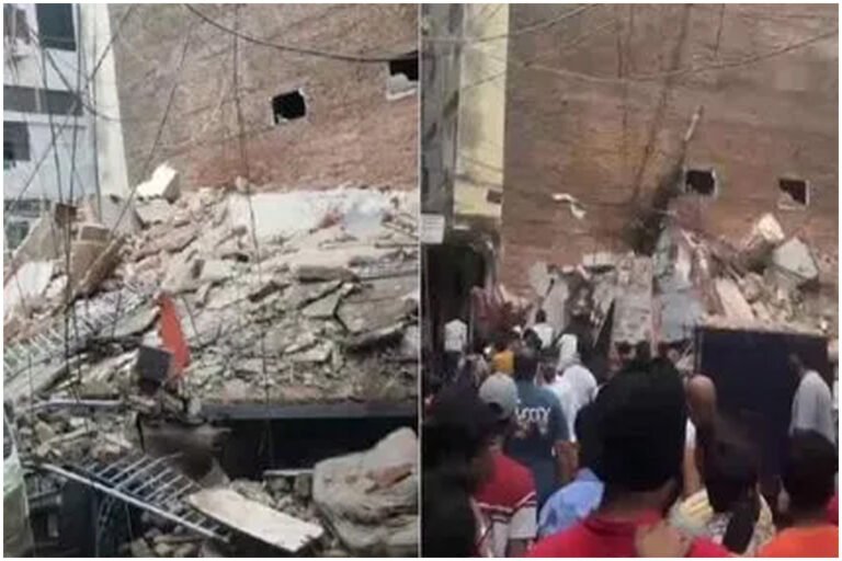 Delhi Satya Niketan Building Collapse