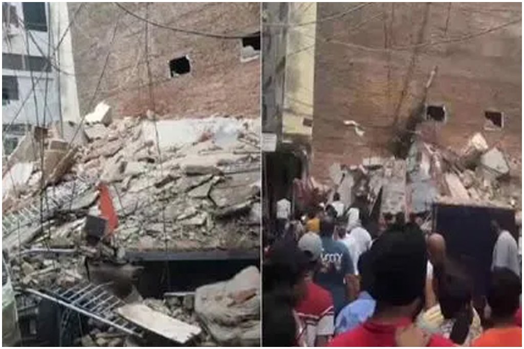 Delhi Satya Niketan Building Collapse